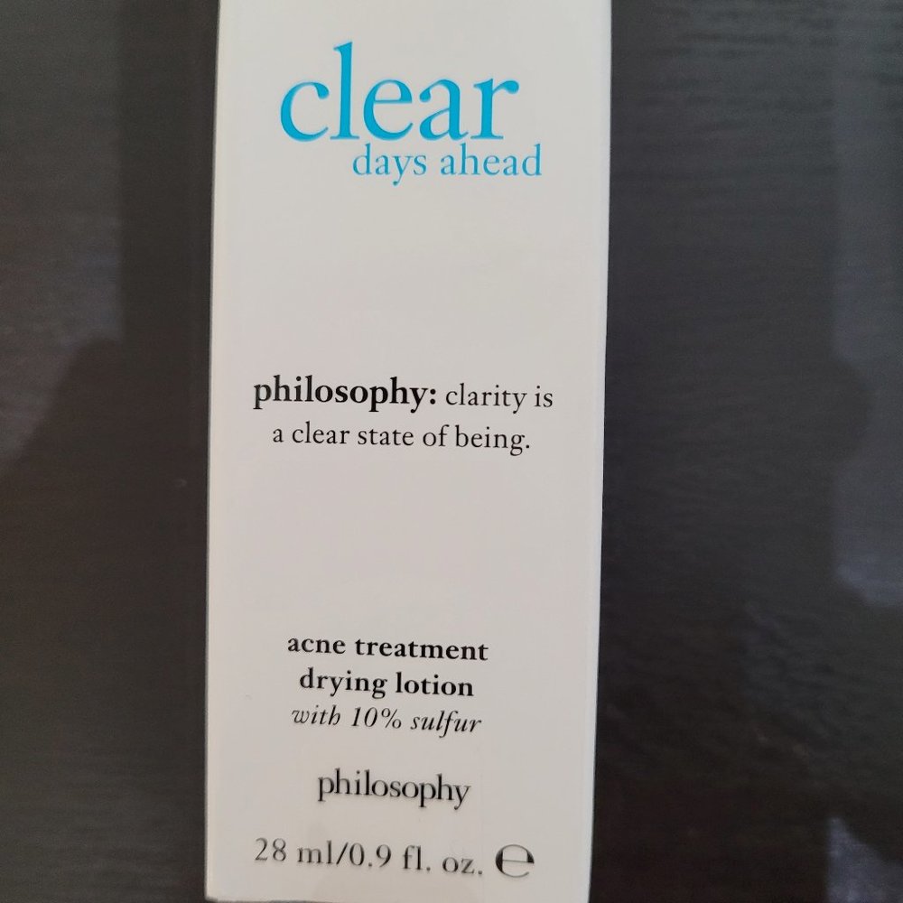 Philosophy Clear Days Ahead Acne Treatment Drying Lotion